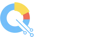 logo of quarter chart, financial app